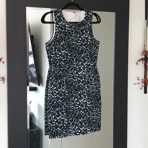 JCrew printed A Line Dress